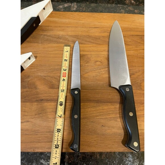 Pampered Chef kitchen Knifes With Sharpening Cases - Picture 4 of 6